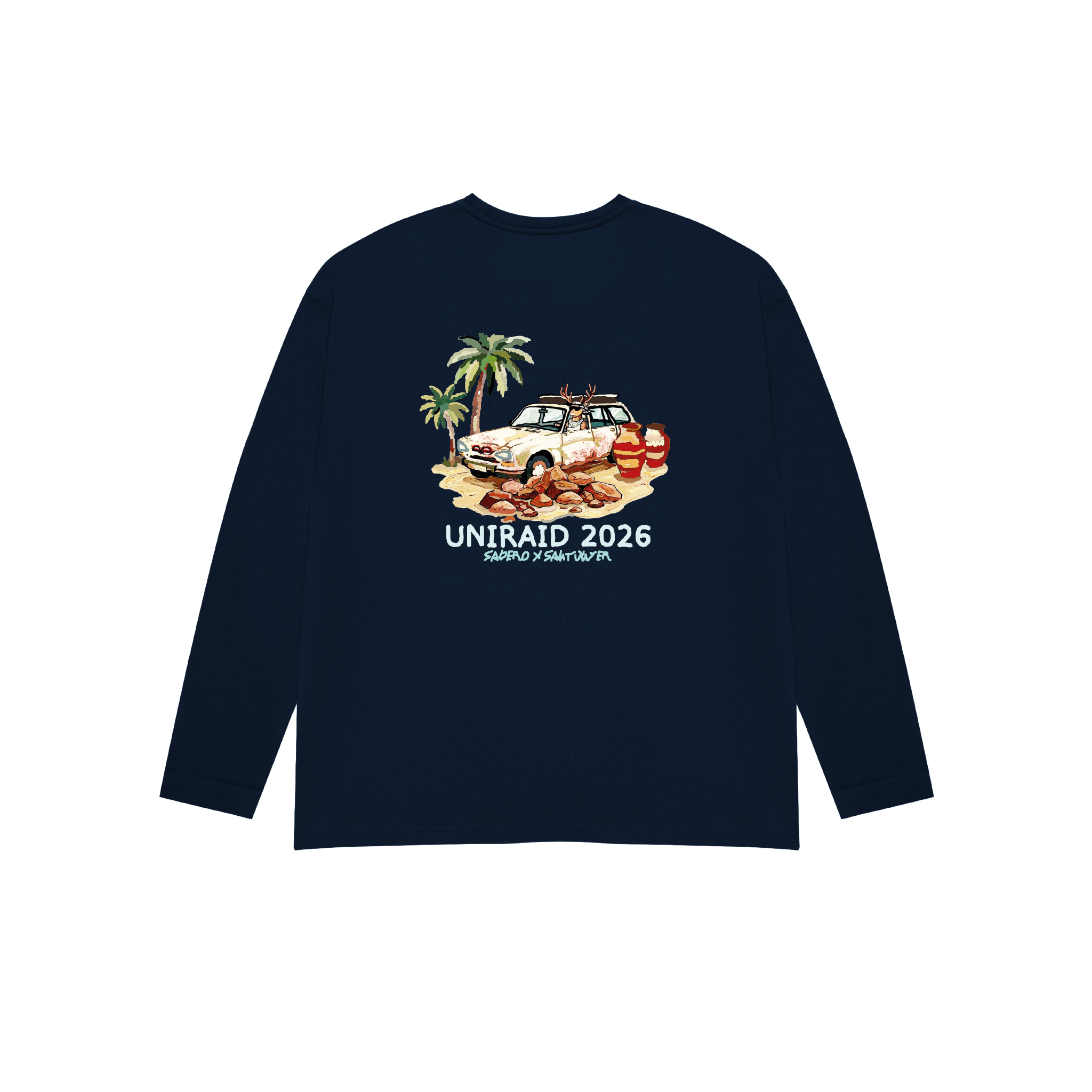 Camiseta Santunyer manga larga azul