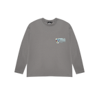 CAMISETA SLEEPWALKING MANGA LARGA CHARCOAL