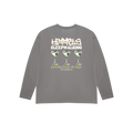 CAMISETA SLEEPWALKING MANGA LARGA CHARCOAL