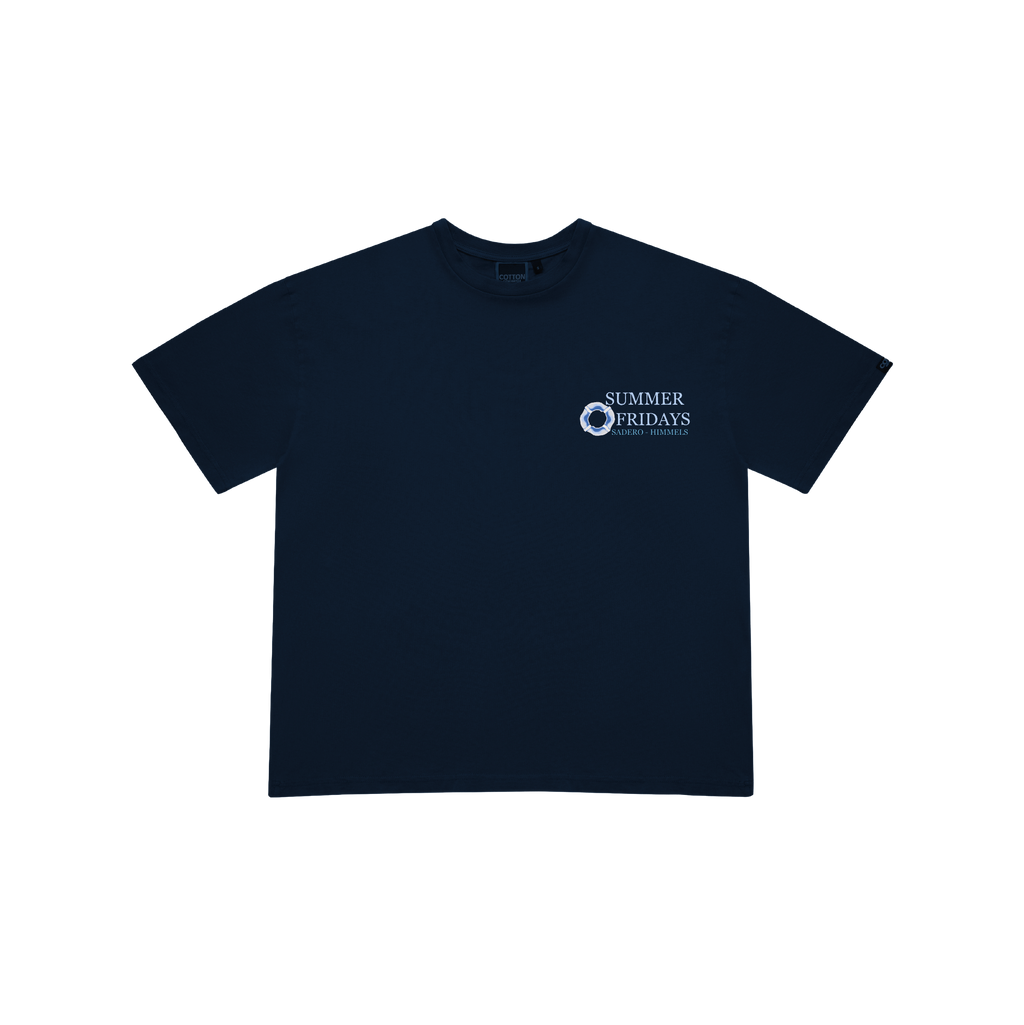 CAMISETA SUMMER FRIDAYS AZUL MARINO