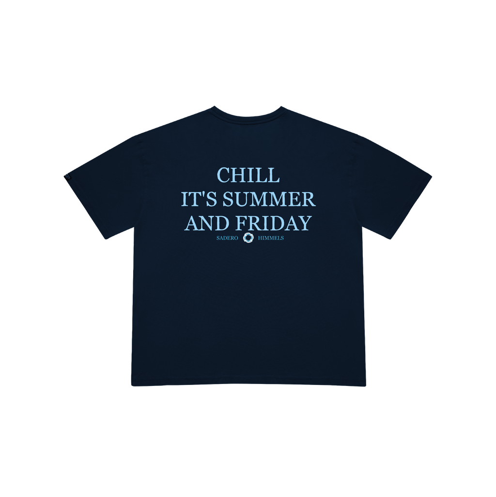 CAMISETA SUMMER FRIDAYS AZUL MARINO