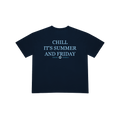 CAMISETA SUMMER FRIDAYS AZUL MARINO