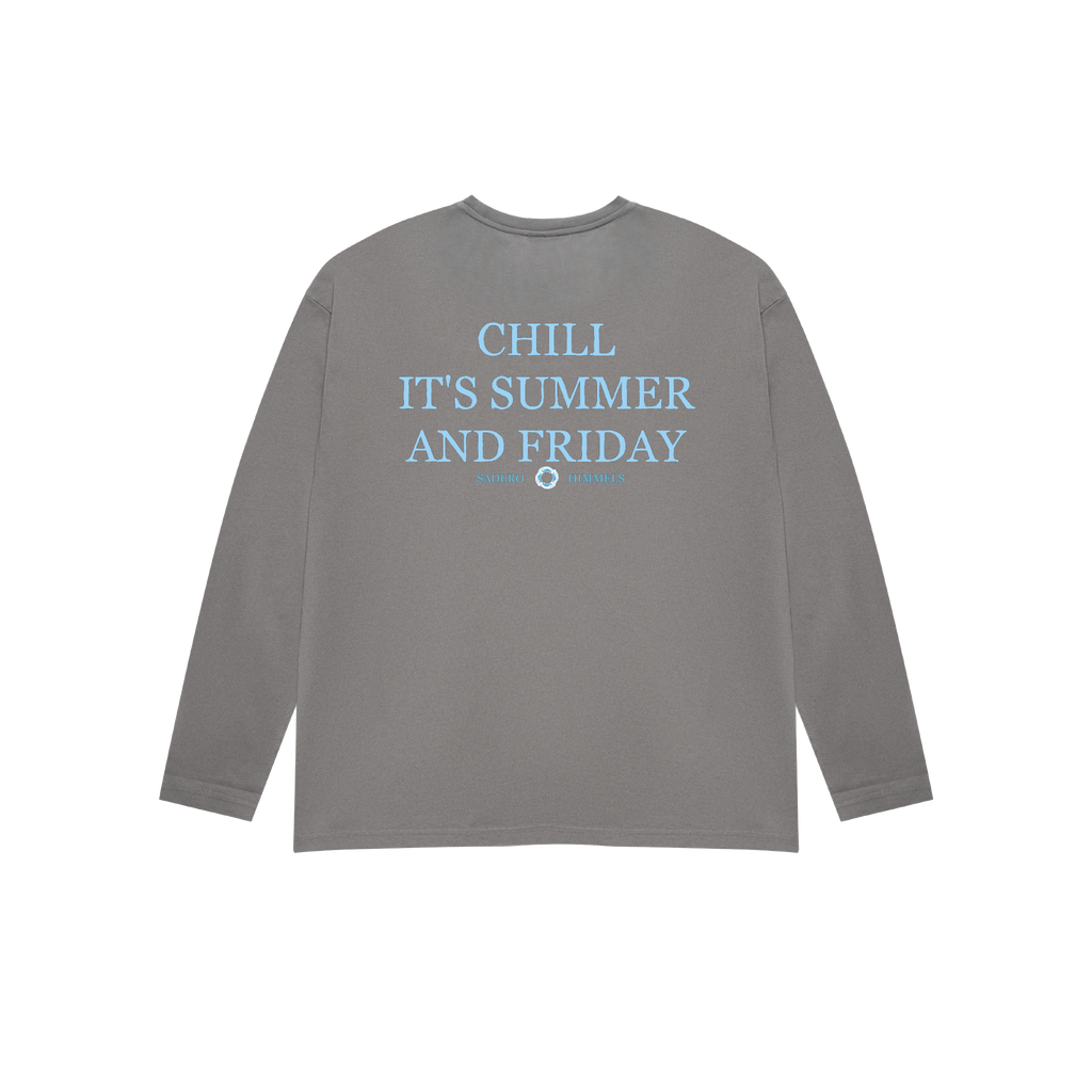 Camiseta summer manga larga gris