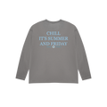 Camiseta summer manga larga gris