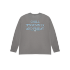 Camiseta summer manga larga gris