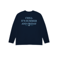 Camiseta summer manga larga azul