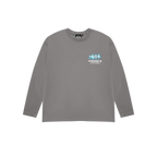 CAMISETA SURF LOBBY MANGA LARGA CHARCOAL