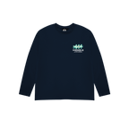 CAMISETA SURF LOBBY MANGA LARGA AZUL MARINO