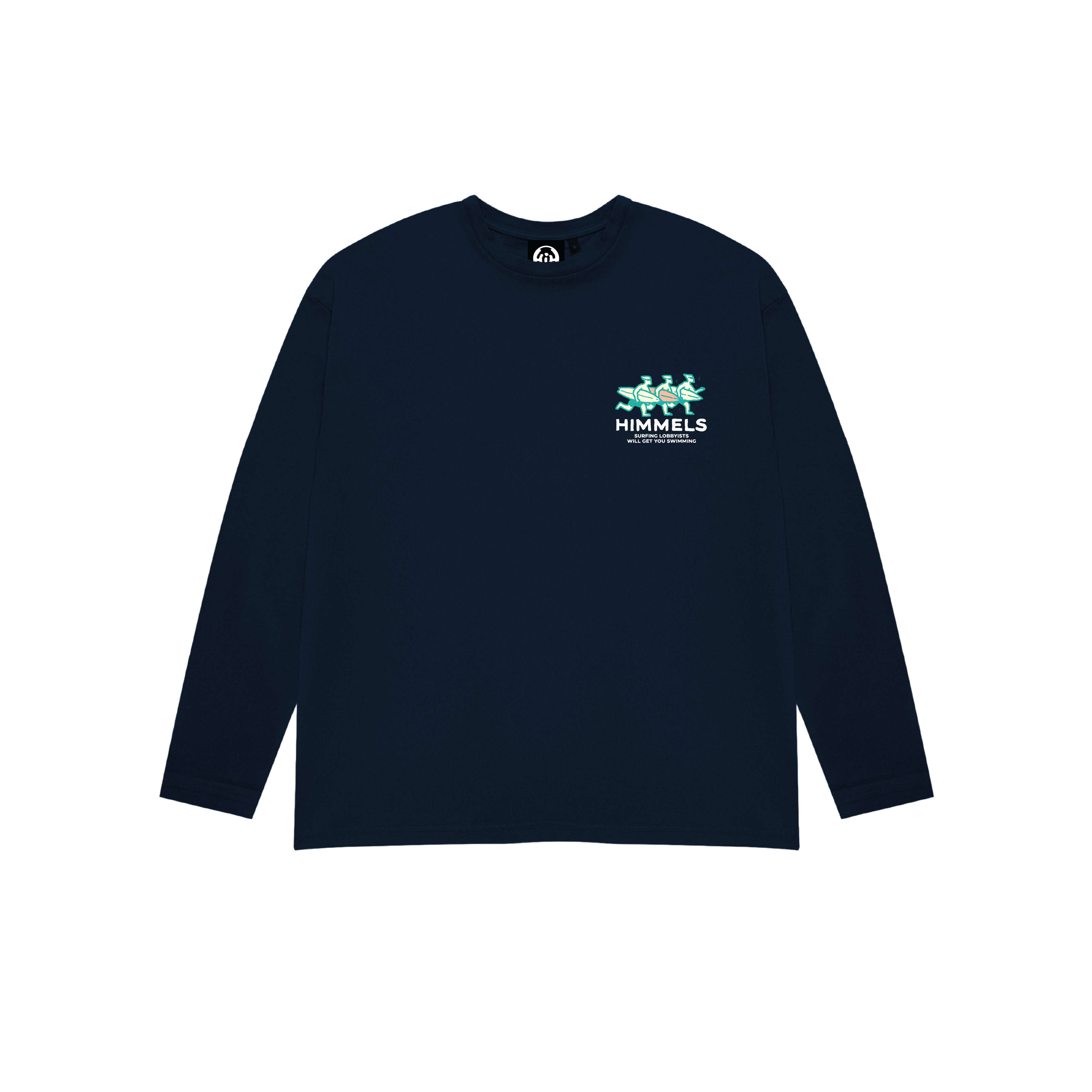 CAMISETA SURF LOBBY MANGA LARGA AZUL MARINO