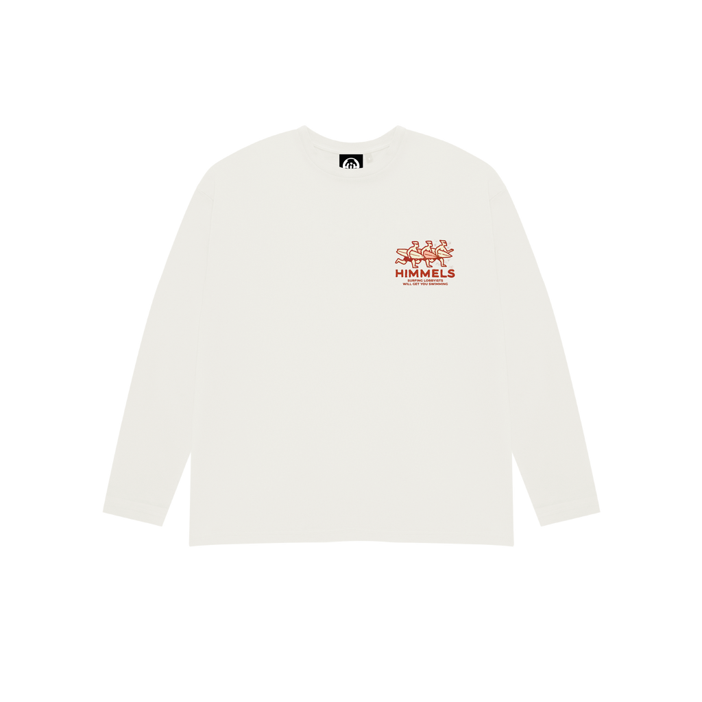 CAMISETA SURF LOBBY MANGA LARGA WHITE