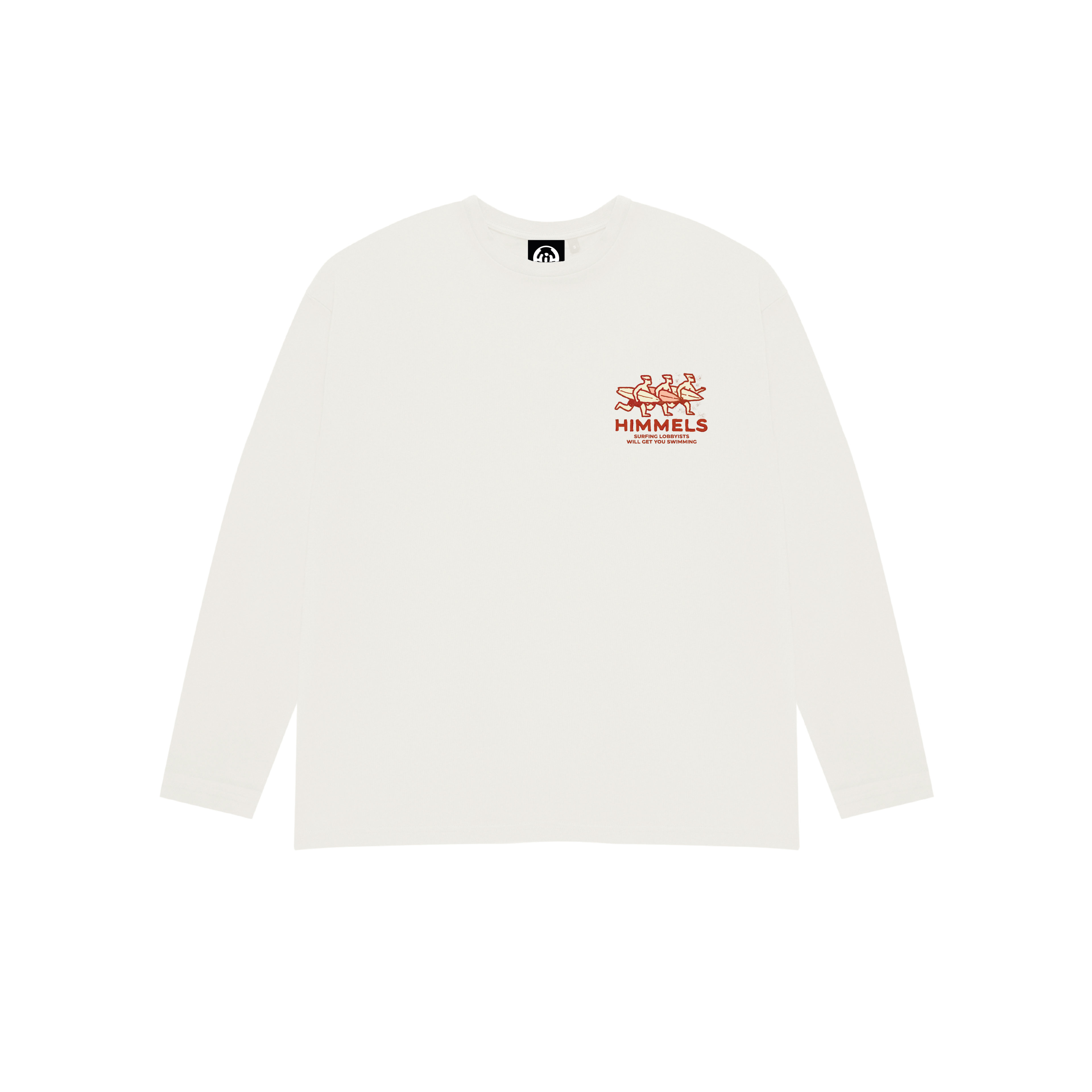 CAMISETA SURF LOBBY MANGA LARGA WHITE