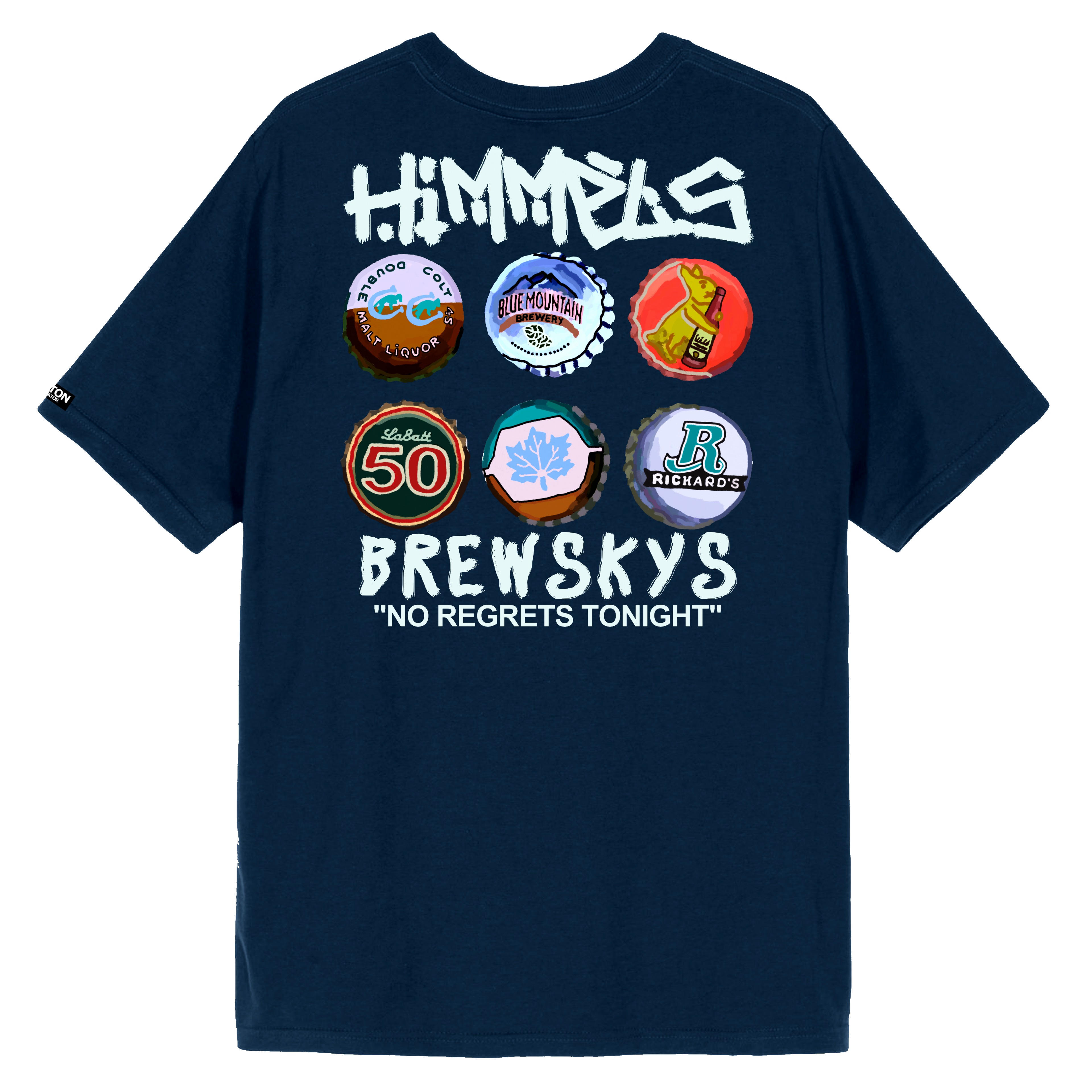 Camiseta Himmels brewskys azul