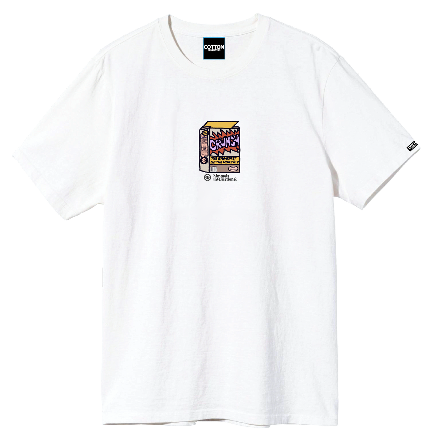 Camiseta Himmels ninetees cereal blanca