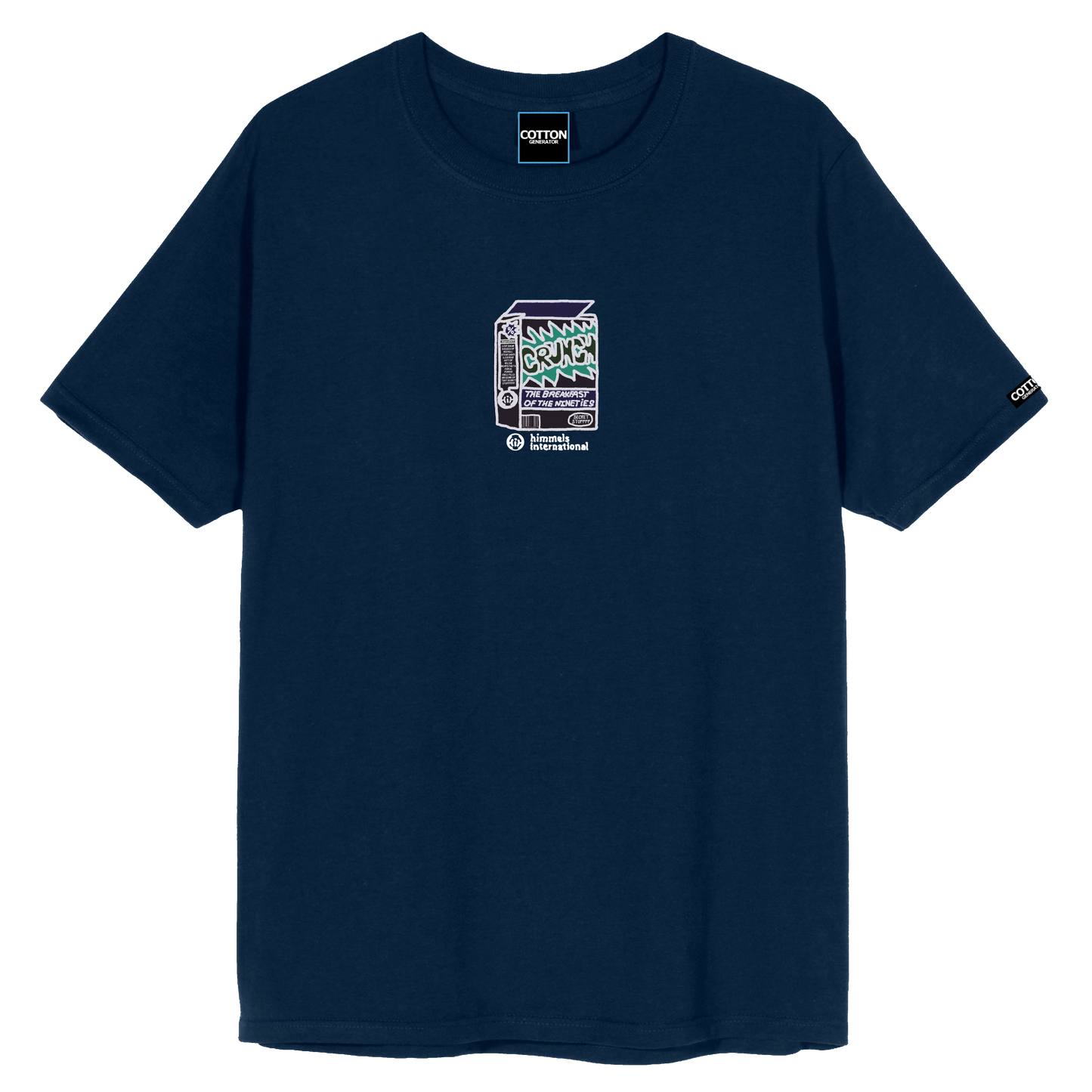 Camiseta Himmels ninetees cereal azul