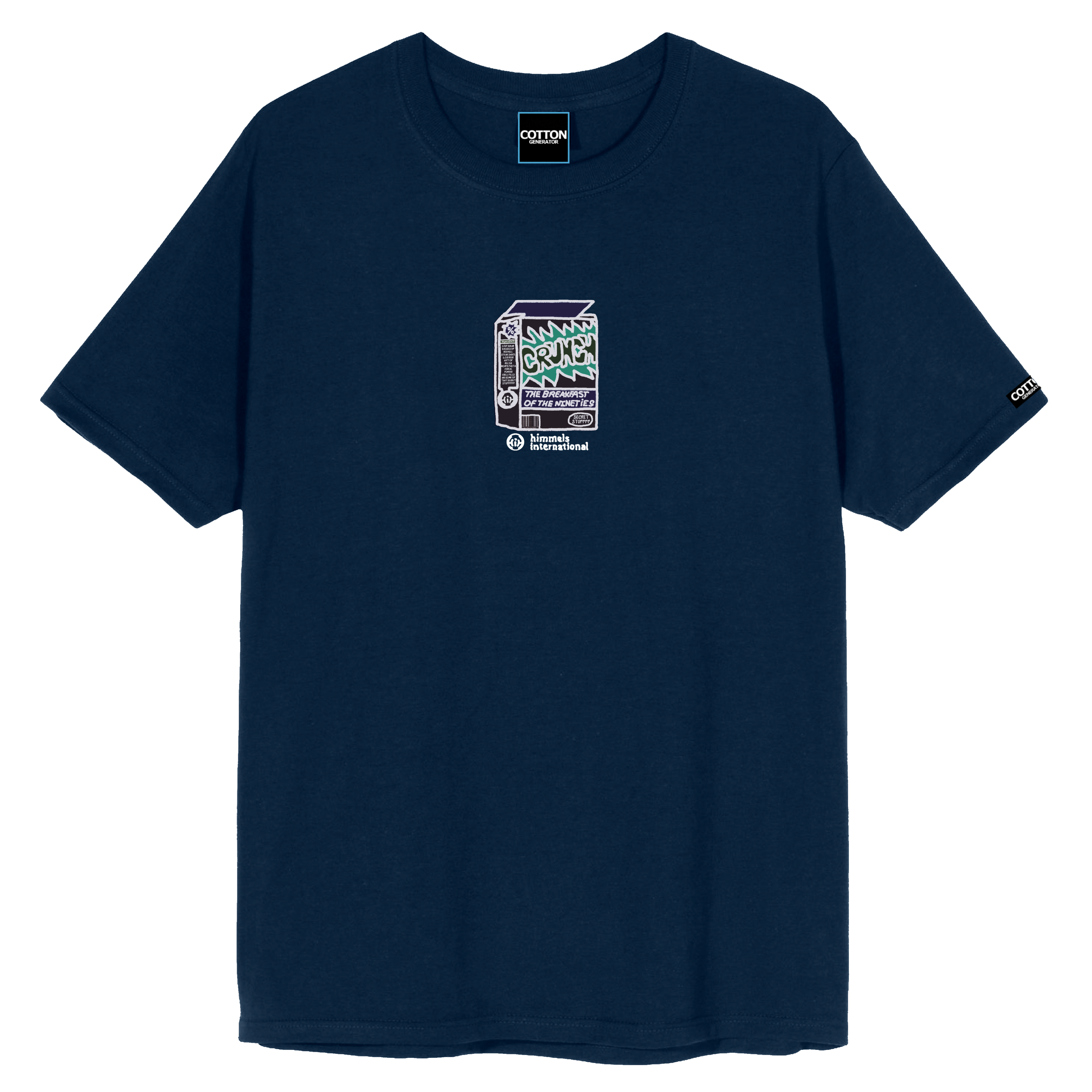 Camiseta Himmels ninetees cereal azul
