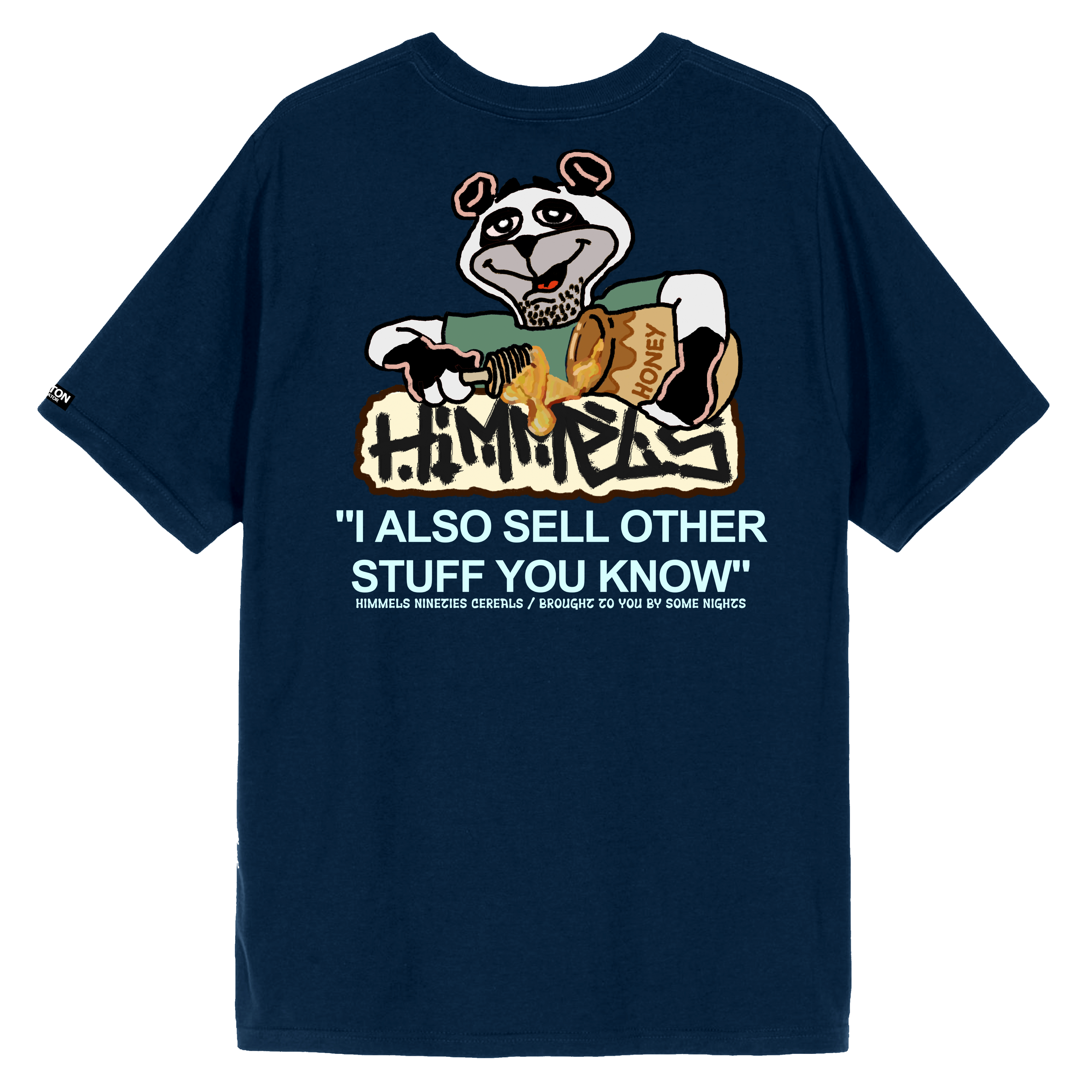 Camiseta Himmels ninetees cereal azul