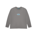 Camiseta courtside hits manga larga gris