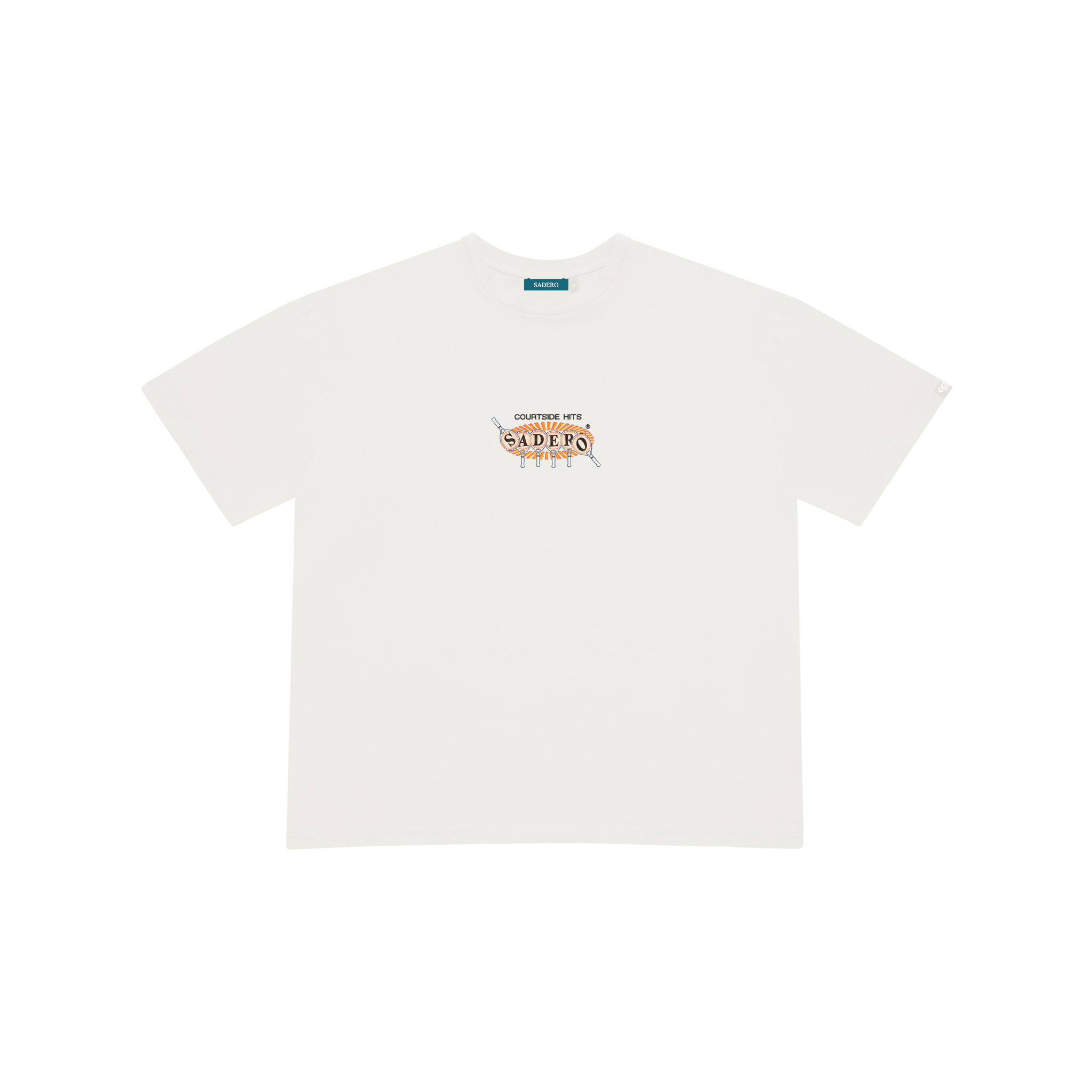 Camiseta courtside hits blanca