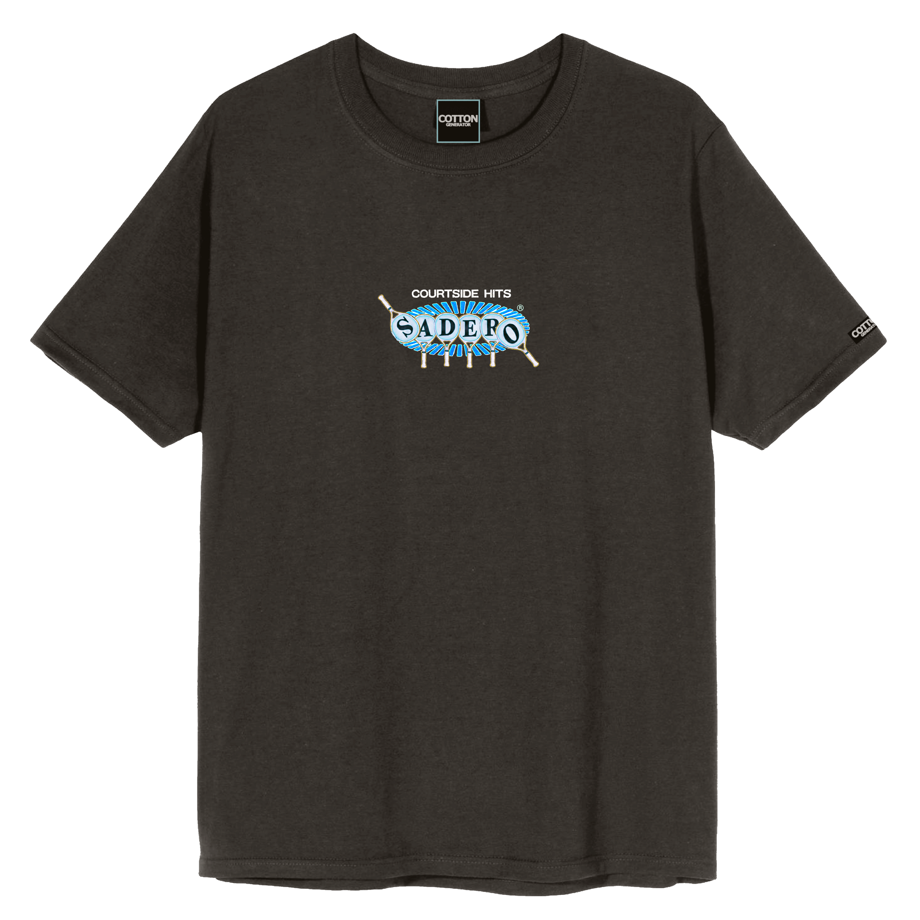 Camiseta courtside hits gris