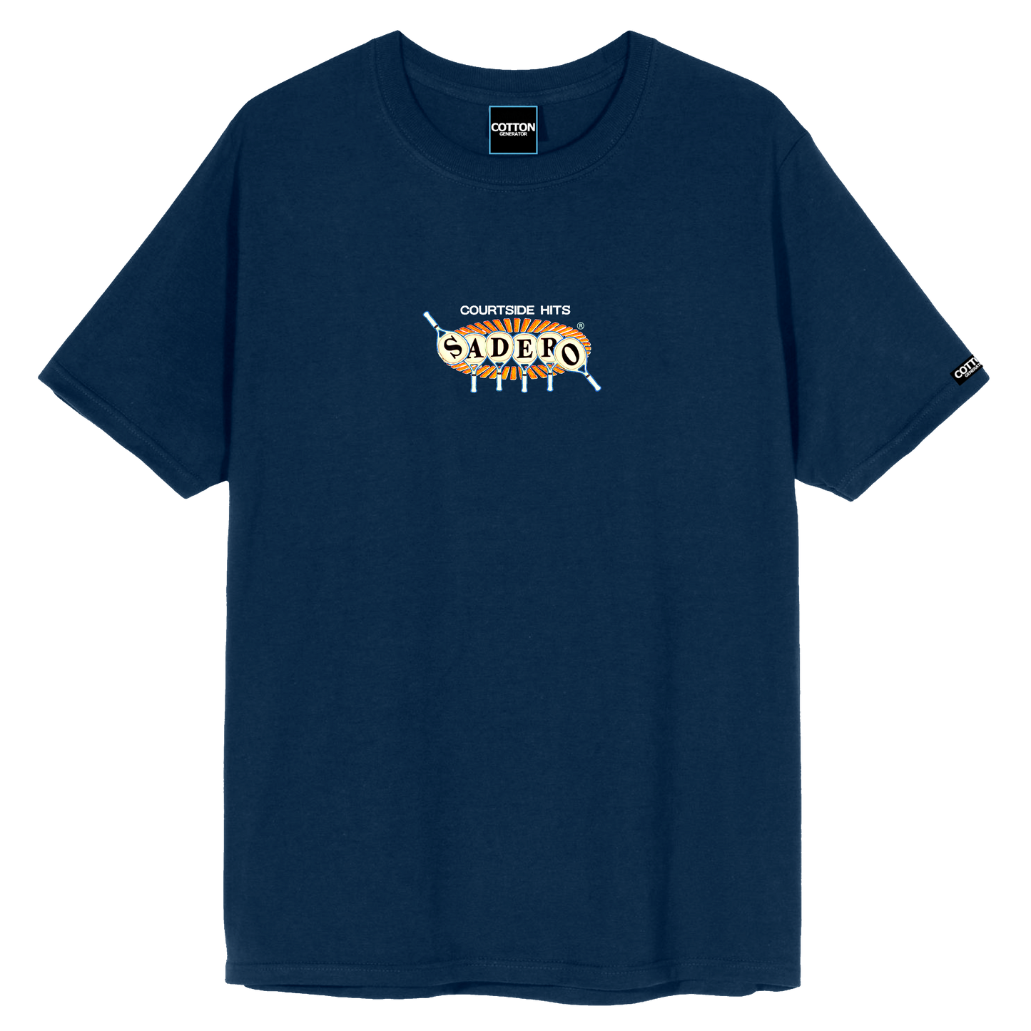 Camiseta courtside hits azul
