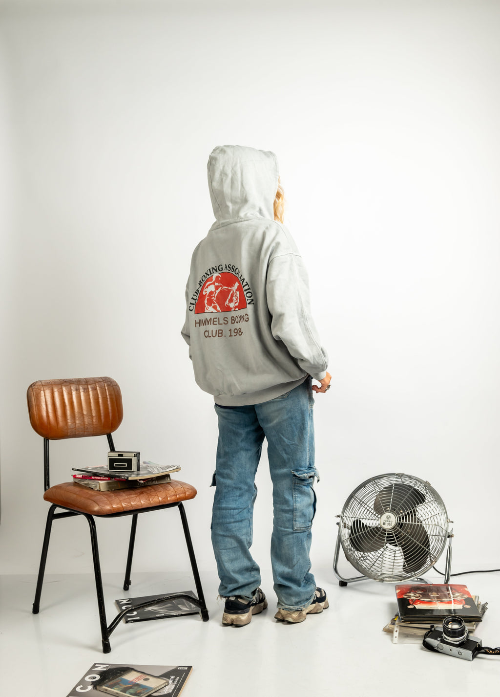 SUDADERA CON CREMALLERA BOXING ICE GREY