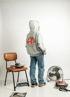 SUDADERA CON CREMALLERA BOXING ICE GREY