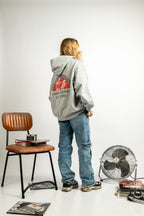 SUDADERA CON CREMALLERA BOXING ICE GREY