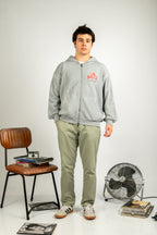 SUDADERA CON CREMALLERA BOXING ICE GREY