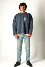 SUDADERA SIN CAPUCHA BROKEN BONES AZUL MARINO