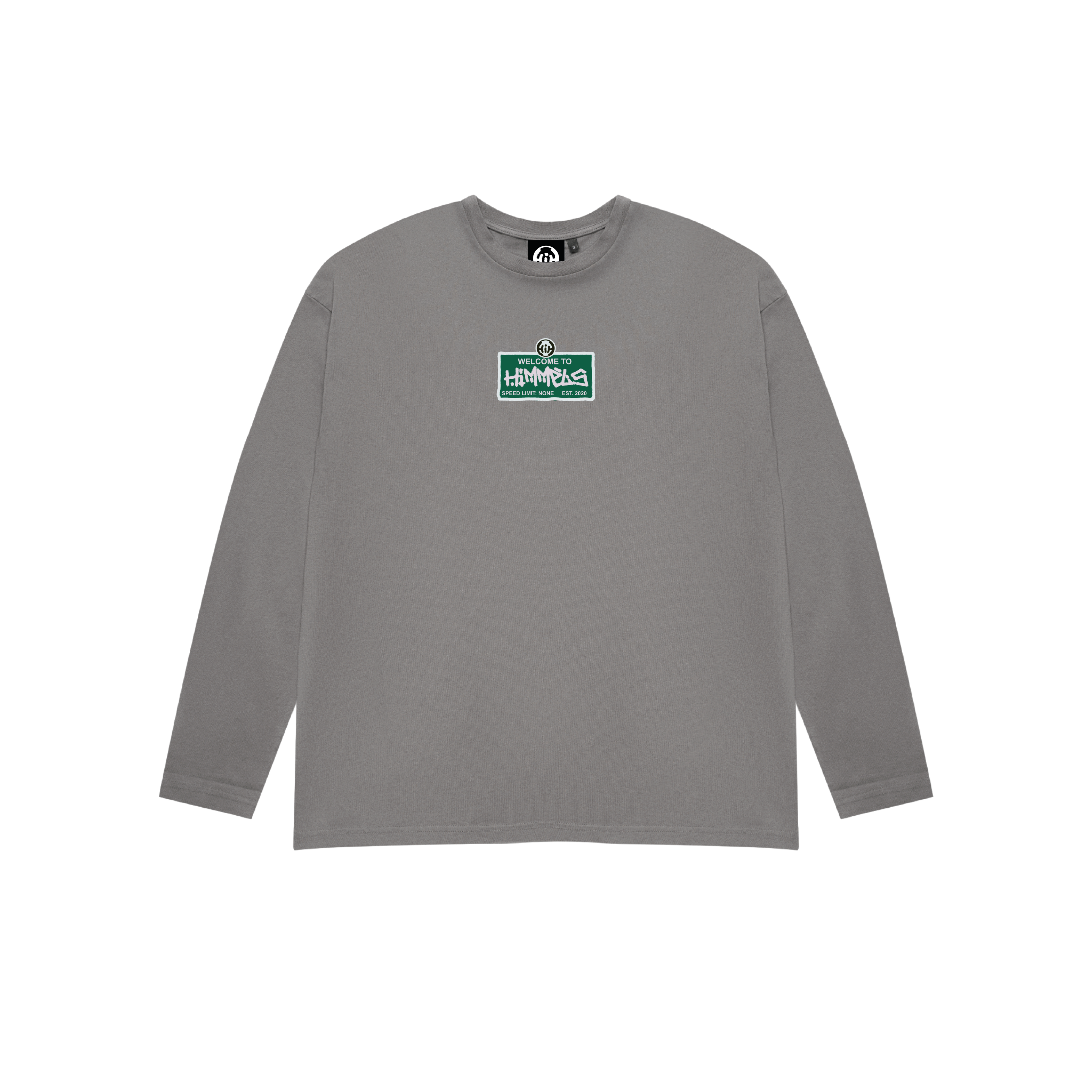 CAMISETA WB MANGA LARGA CHARCOAL