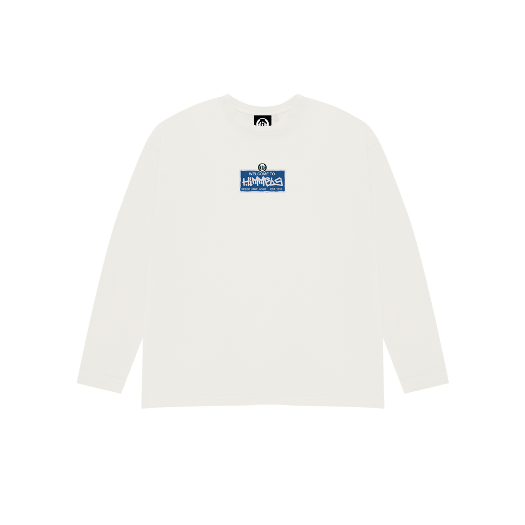 CAMISETA WB MANGA LARGA BLANCA