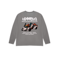 CAMISETA WB MANGA LARGA CHARCOAL