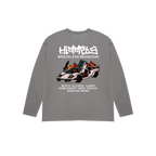 CAMISETA WB MANGA LARGA CHARCOAL