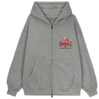 SUDADERA CON CREMALLERA BOXING ICE GREY