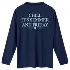 Camiseta summer manga larga azul