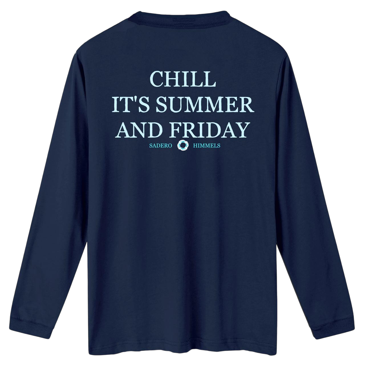 Camiseta summer manga larga azul