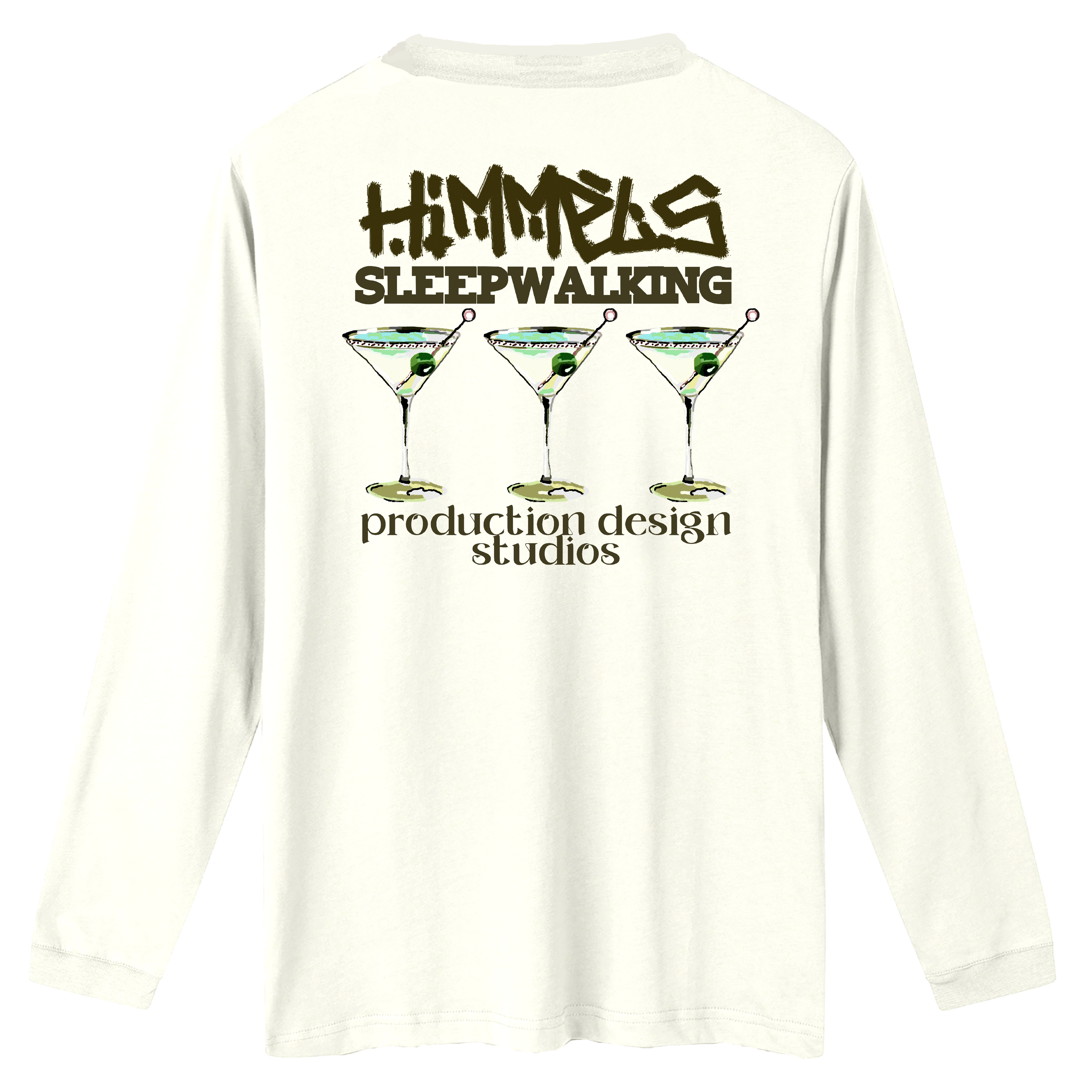 Camiseta Himmels sleepwalking manga larga blanca