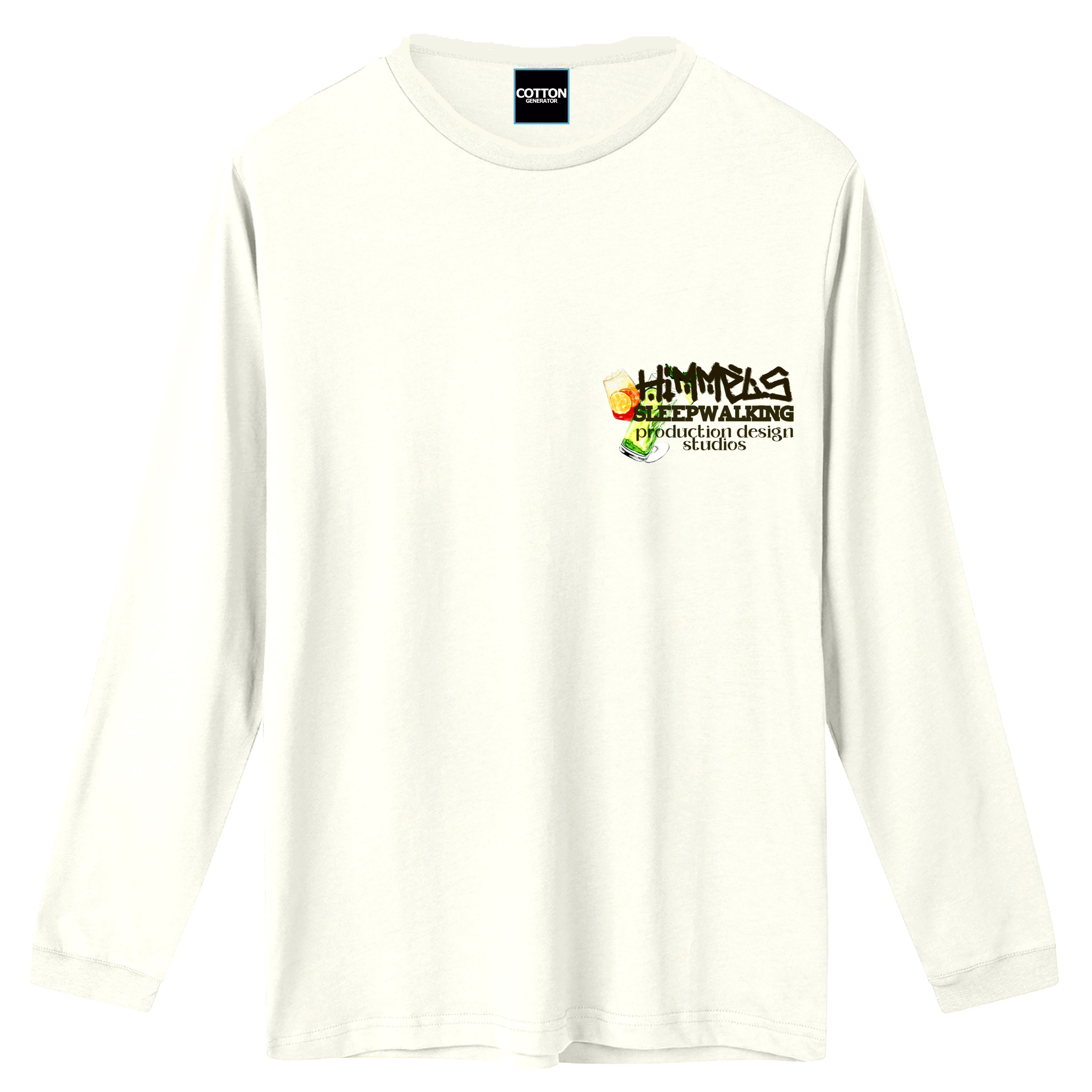 Camiseta Himmels sleepwalking manga larga blanca