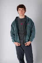 Sudadera verde piedra