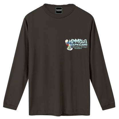 Camiseta Himmels sleepwalking manga larga gris