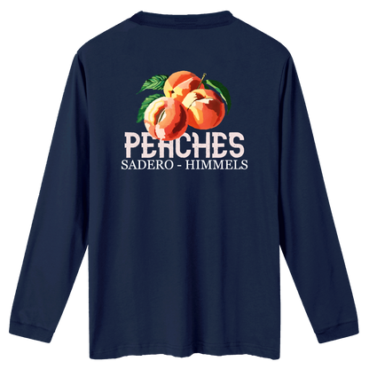 Camiseta peaches manga larga azul