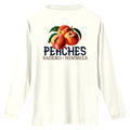 Camiseta peaches manga larga blanca