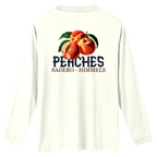 Camiseta peaches manga larga blanca