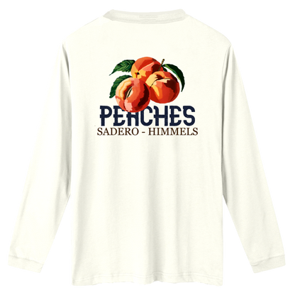 Camiseta peaches manga larga blanca