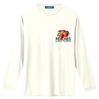 Camiseta peaches manga larga blanca