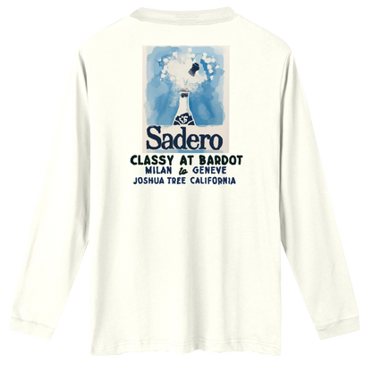 Camiseta bardot manga larga blanca