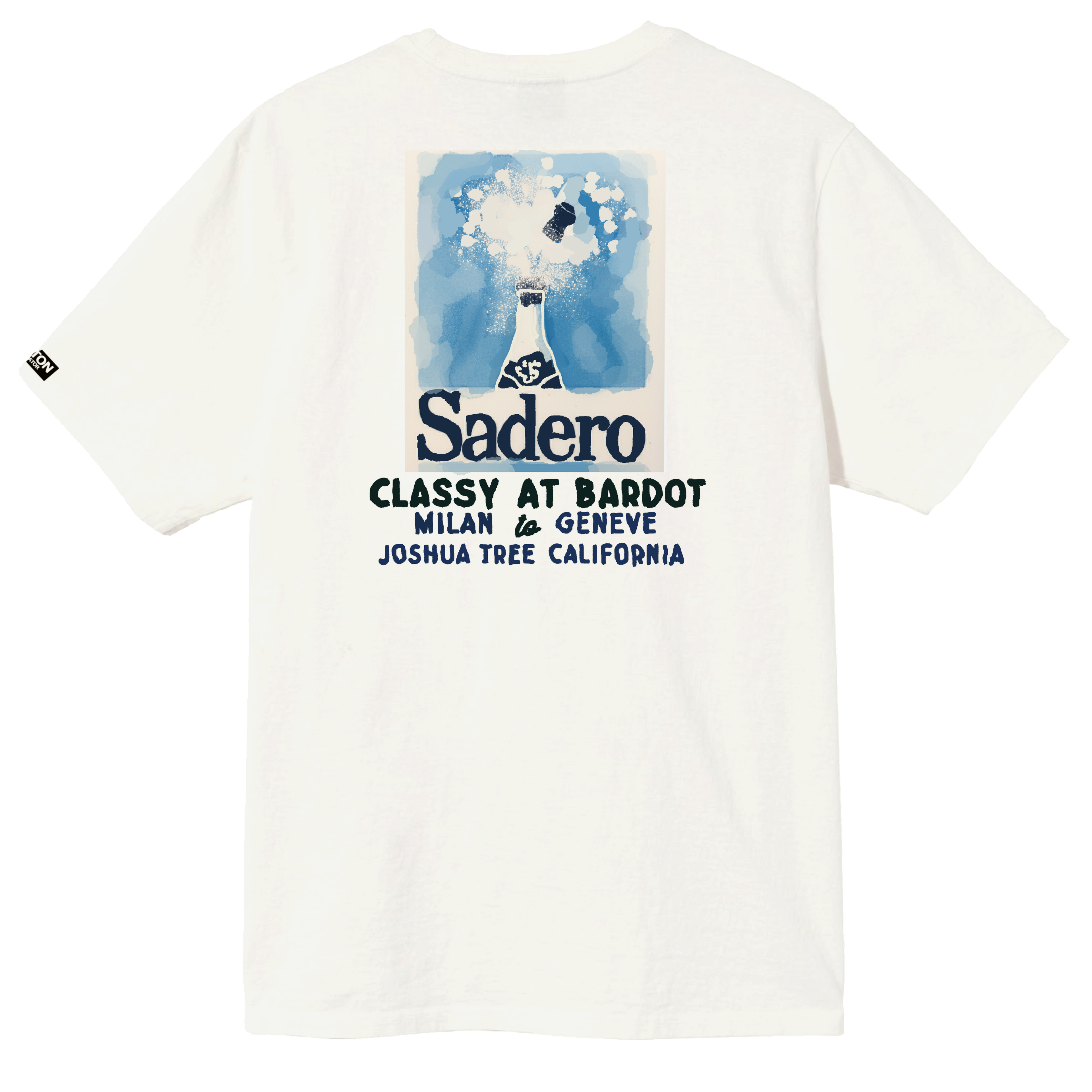 Camiseta bardot blanca