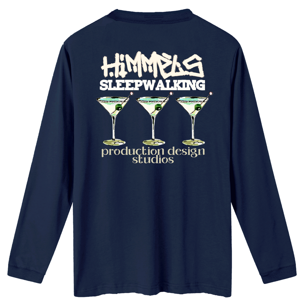 Camiseta Himmels sleepwalking manga larga azul