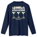Camiseta Himmels sleepwalking manga larga azul