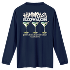 Camiseta Himmels sleepwalking manga larga azul